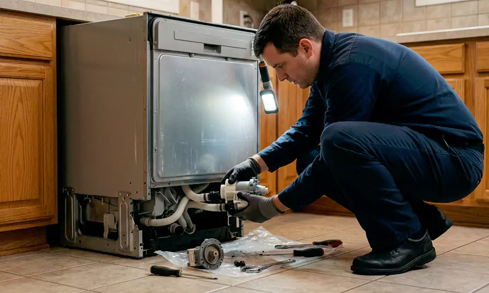 Dishwasher Pump Replacement in North Port, FL