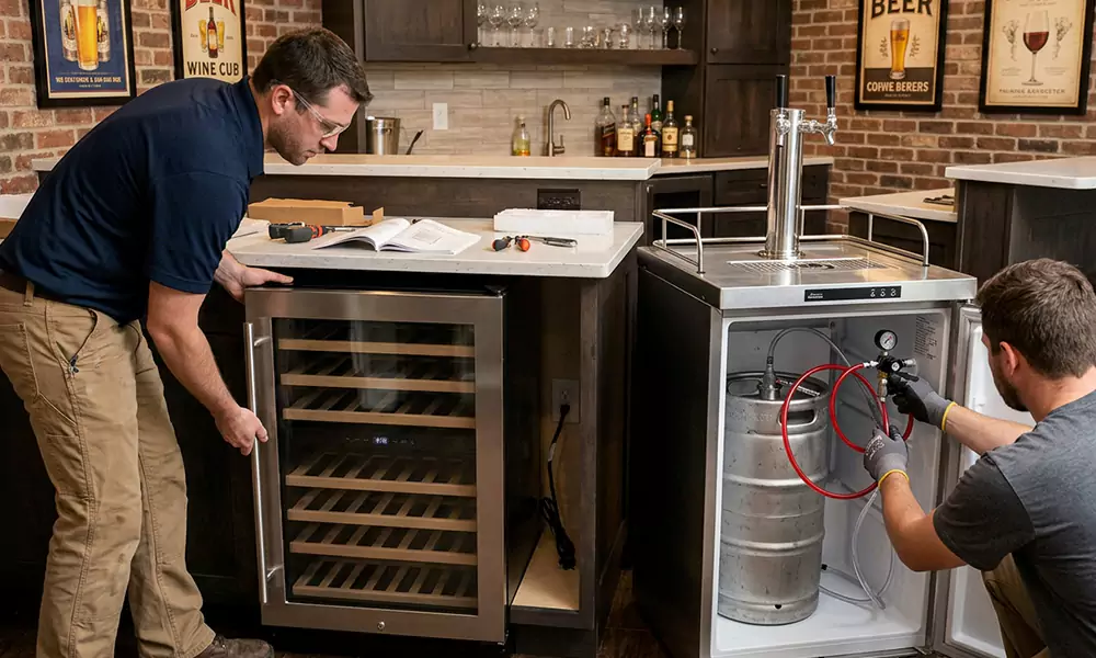 Wine Cooler and Kegerator Installation in North Port, FL